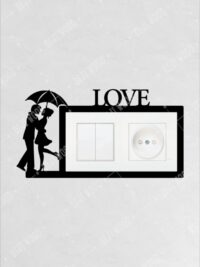 2 'li Love Priz Çerçevesi