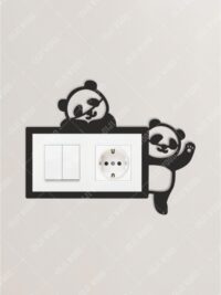 Panda Dekor Çocuk Odası Priz Çerçevesi