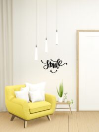 Pozitif Enerji Smile Ahşap Duvar Dekoru
