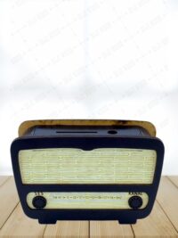 Nostalji Retro Radyo Kumbara (Siyah)